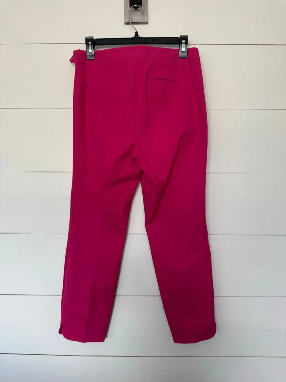 Talbots Women’s 8P Pink Chatham Ankle Chino Pants Career Office Core